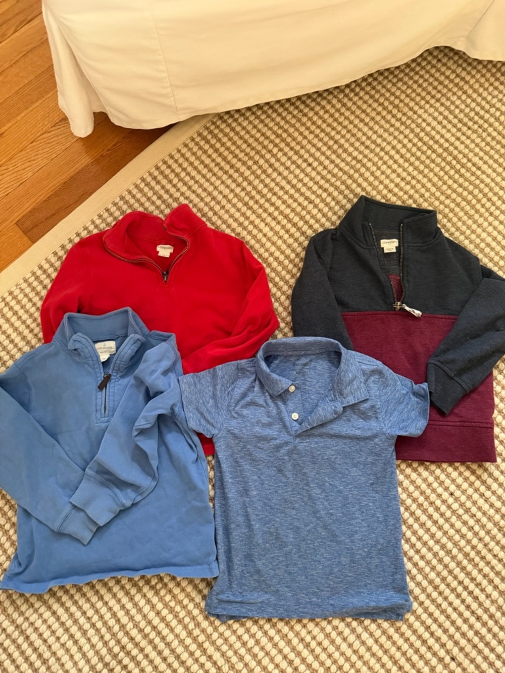 Bundle Boys Crewcut J Crew size Xs quarter zip tops sweatshirts polo